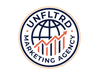 UNFLTRD Marketing Agency  logo design by sanworks