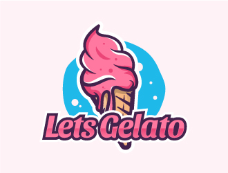 Lets Gelato logo design by Putraja