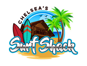 Chelseas Surf Shack logo design by daywalker