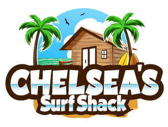 Chelseas Surf Shack logo design by Suvendu