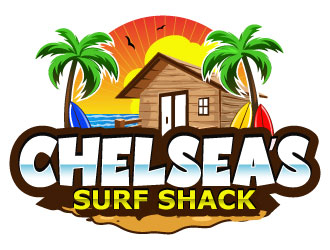 Chelseas Surf Shack logo design by Suvendu