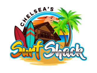 Chelseas Surf Shack logo design by daywalker