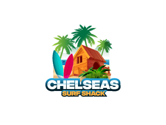 Chelseas Surf Shack logo design by Donadell