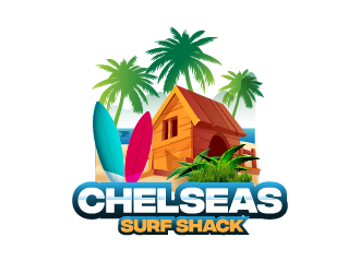 Chelseas Surf Shack logo design by Donadell