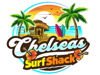 Chelseas Surf Shack logo design by REDCROW