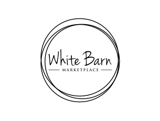 WHITE BARN MARKETPLACE logo design by asyqh