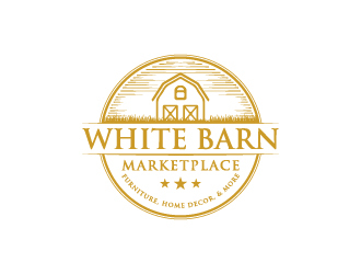 WHITE BARN MARKETPLACE logo design by Creativeminds