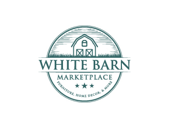 WHITE BARN MARKETPLACE logo design by Creativeminds