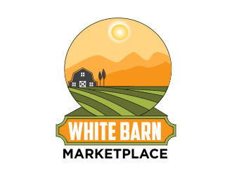 WHITE BARN MARKETPLACE logo design by Greenlight