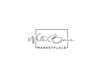 WHITE BARN MARKETPLACE logo design by bigboss