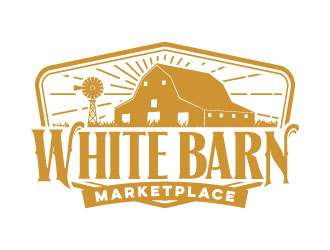 WHITE BARN MARKETPLACE logo design by daywalker