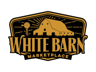 WHITE BARN MARKETPLACE logo design by daywalker