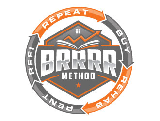 BRRRR Method logo design by REDCROW