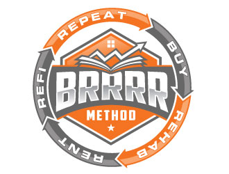 BRRRR Method logo design by REDCROW