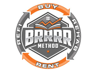 BRRRR Method logo design by REDCROW