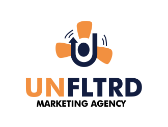 UNFLTRD Marketing Agency  logo design by Day2DayDesigns