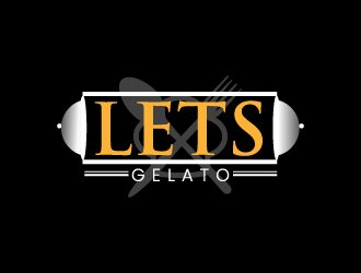 Lets Gelato logo design by aryamaity