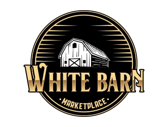 WHITE BARN MARKETPLACE logo design by rizuki