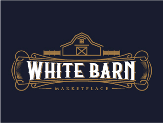 WHITE BARN MARKETPLACE logo design by mmyousuf