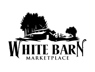 WHITE BARN MARKETPLACE logo design by Gwerth