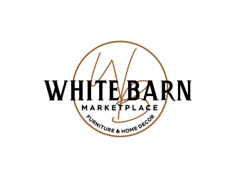 WHITE BARN MARKETPLACE logo design by Gwerth