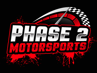 Phase 2 Motorsports logo design by Suvendu