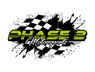 Phase 2 Motorsports logo design by Suvendu