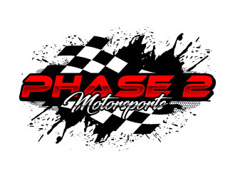 Phase 2 Motorsports logo design by Suvendu