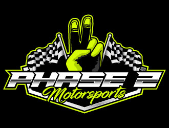 Phase 2 Motorsports logo design by daywalker