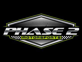 Phase 2 Motorsports logo design by LucidSketch