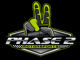 Phase 2 Motorsports logo design by LucidSketch