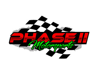 Phase 2 Motorsports logo design by Suvendu