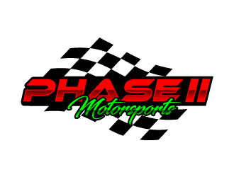 Phase 2 Motorsports logo design by Suvendu