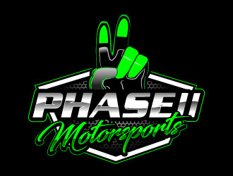 Phase 2 Motorsports logo design by Suvendu