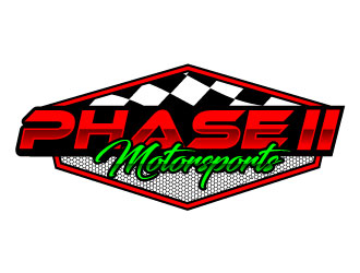 Phase 2 Motorsports logo design by Suvendu