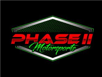 Phase 2 Motorsports logo design by Suvendu