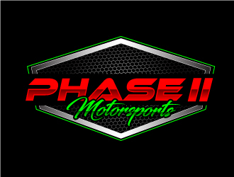 Phase 2 Motorsports logo design by Suvendu