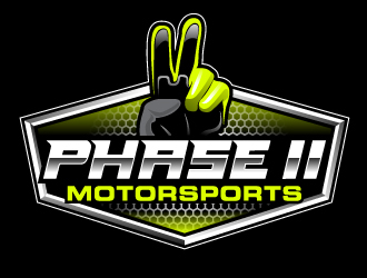 Phase 2 Motorsports logo design by Suvendu