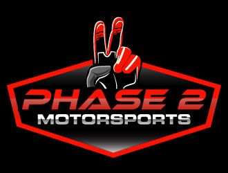 Phase 2 Motorsports logo design by Suvendu