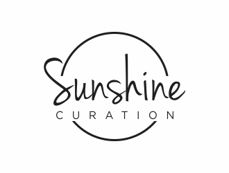 Sunshine Curation  logo design by santrie