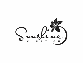 Sunshine Curation  logo design by santrie