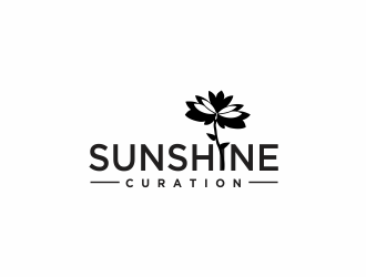 Sunshine Curation  logo design by santrie