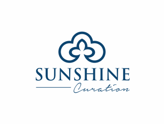 Sunshine Curation  logo design by santrie