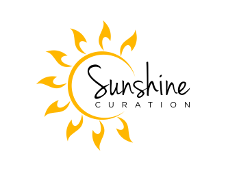 Sunshine Curation  logo design by GassPoll