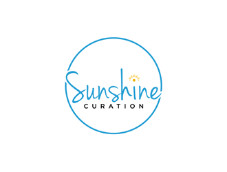 Sunshine Curation  logo design by alby