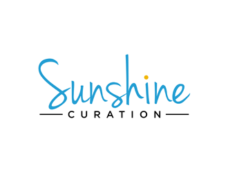 Sunshine Curation  logo design by alby