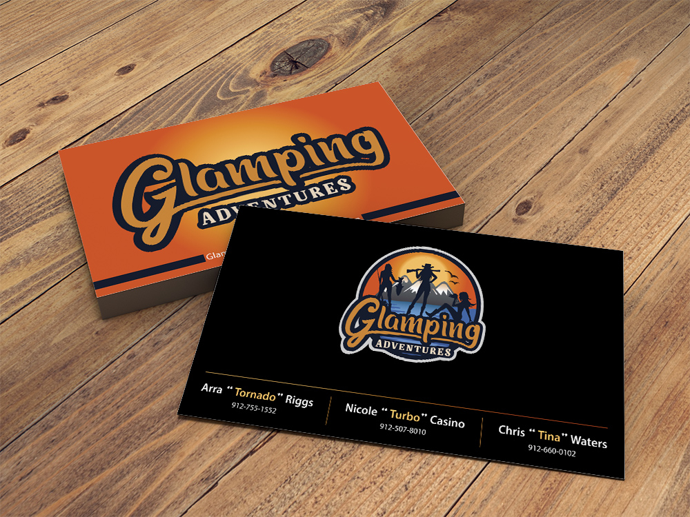 Glamping Adventures logo design by Sofia Shakir