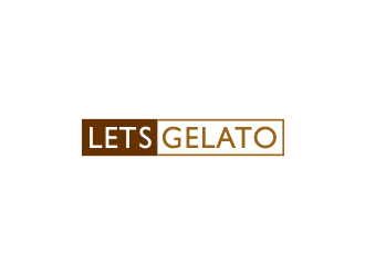 Lets Gelato logo design by Artomoro