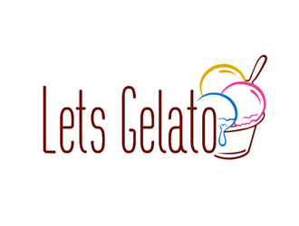 Lets Gelato logo design by ingepro