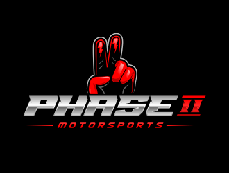 Phase 2 Motorsports logo design by Gopil